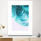 Palm Leaves Turquoise Summer Vibes #1 by Anita's & Bella's Art on GIANT ART