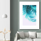 Palm Leaves Turquoise Summer Vibes #1 by Anita's & Bella's Art on GIANT ART