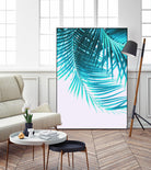 Palm Leaves Turquoise Summer Vibes #1 by Anita's & Bella's Art on GIANT ART