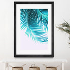 Palm Leaves Turquoise Summer Vibes #1 by Anita's & Bella's Art on GIANT ART