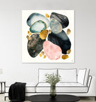 Pebble Abstract by SpaceFrog Designs on GIANT ART - gold shapes