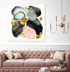 Pebble Abstract by SpaceFrog Designs on GIANT ART - gold shapes