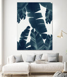 Banana Leaves Green Blue Vibes #2 #tropical #decor #art by Anita's & Bella's Art on GIANT ART