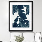 Banana Leaves Green Blue Vibes #2 #tropical #decor #art by Anita's & Bella's Art on GIANT ART