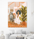 House Guest by 83 oranges on GIANT ART - brown digital