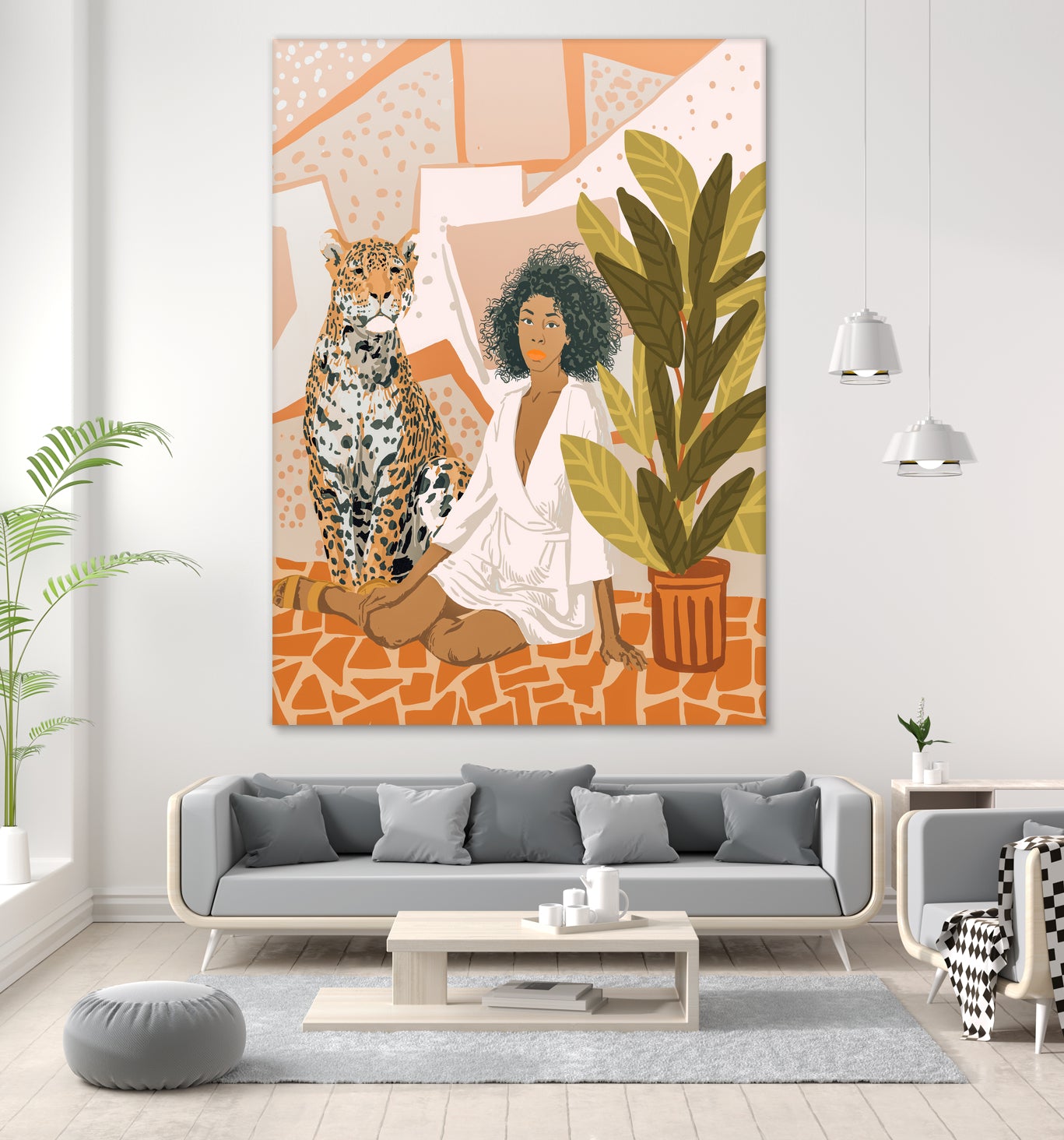 House Guest by 83 oranges on GIANT ART - brown digital