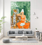 Jungle Vacay II by 83 Oranges on GIANT ART - orange digital tiger