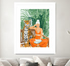 Jungle Vacay II by 83 Oranges on GIANT ART - orange digital tiger