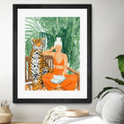 Jungle Vacay II by 83 Oranges on GIANT ART - orange digital tiger