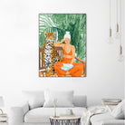 Jungle Vacay II by 83 Oranges on GIANT ART - orange digital tiger