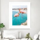 Flamingo on City Beach by Creativeaxle on GIANT ART