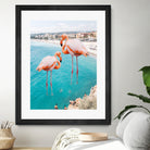 Flamingo on City Beach by Creativeaxle on GIANT ART