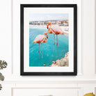 Flamingo on City Beach by Creativeaxle on GIANT ART