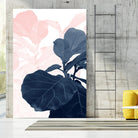 Blush Blue Fiddle Leaf Dream #1 #tropical #decor #art by Anita's & Bella's Art on GIANT ART