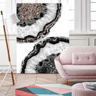 Yin Yang Agate Glitter Glam #1 #gem #decor #art by Anita's & Bella's Art on GIANT ART