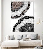 Yin Yang Agate Glitter Glam #1 #gem #decor #art by Anita's & Bella's Art on GIANT ART