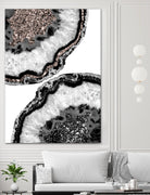 Yin Yang Agate Glitter Glam #1 #gem #decor #art by Anita's & Bella's Art on GIANT ART