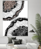 Yin Yang Agate Glitter Glam #1 #gem #decor #art by Anita's & Bella's Art on GIANT ART