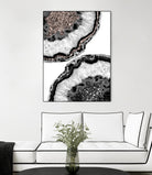 Yin Yang Agate Glitter Glam #1 #gem #decor #art by Anita's & Bella's Art on GIANT ART