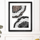 Yin Yang Agate Glitter Glam #1 #gem #decor #art by Anita's & Bella's Art on GIANT ART