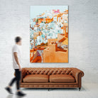 Santorini Vacay by 83 Oranges on GIANT ART - orange digital greece