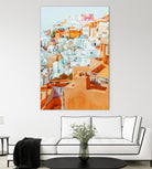 Santorini Vacay by 83 Oranges on GIANT ART - orange digital greece