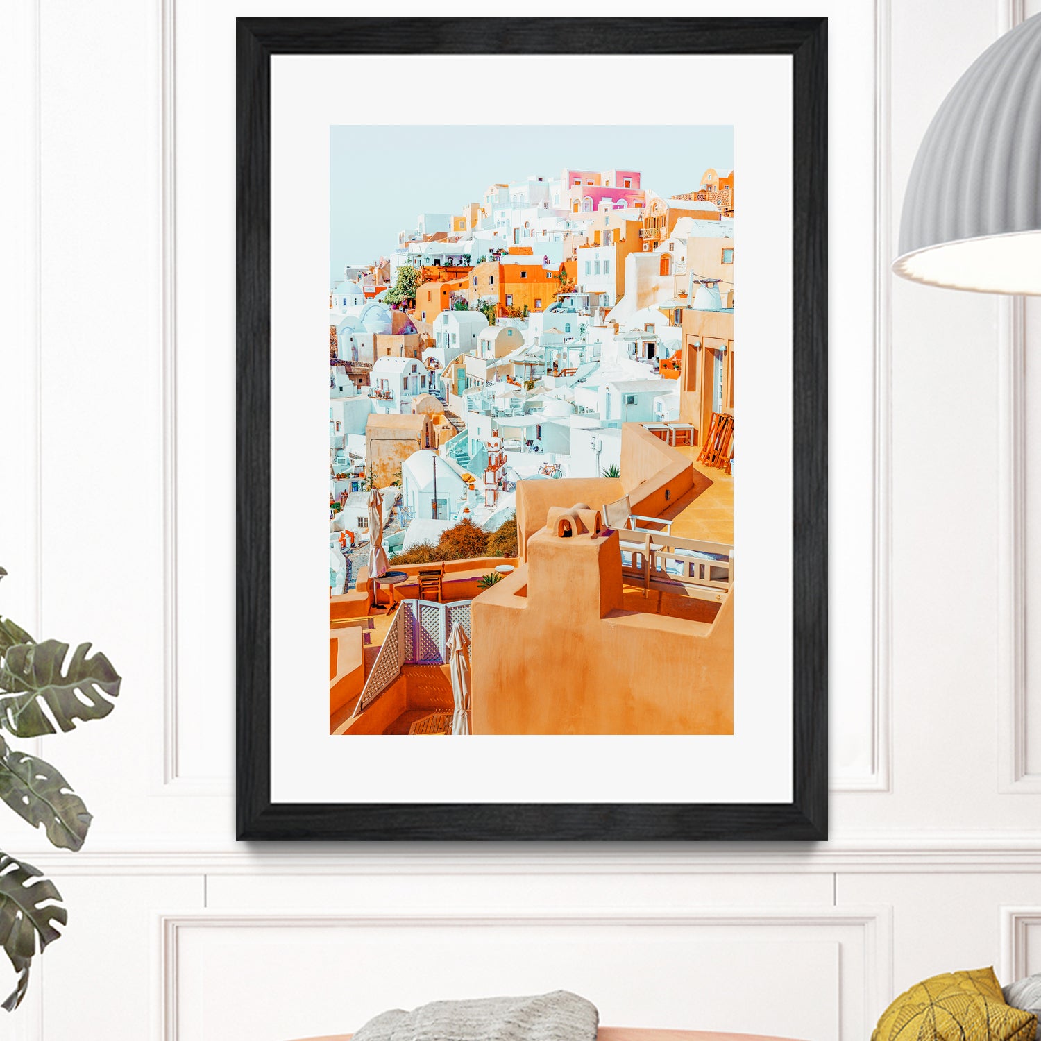 Santorini Vacay by 83 Oranges on GIANT ART - orange digital greece