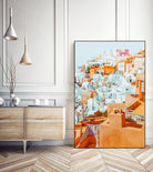 Santorini Vacay by 83 Oranges on GIANT ART - orange digital greece