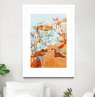 Santorini Vacay by 83 Oranges on GIANT ART - orange digital greece