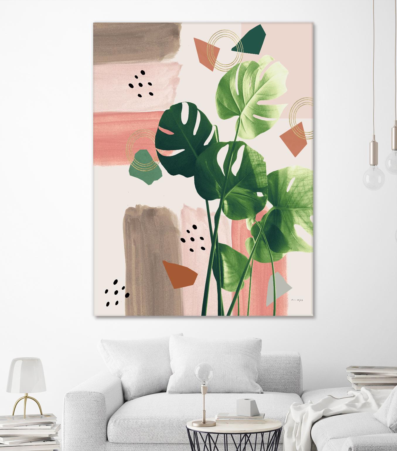 Monstera Summer Glam #1 #tropical #decor #art by Anita's & Bella's Art on GIANT ART