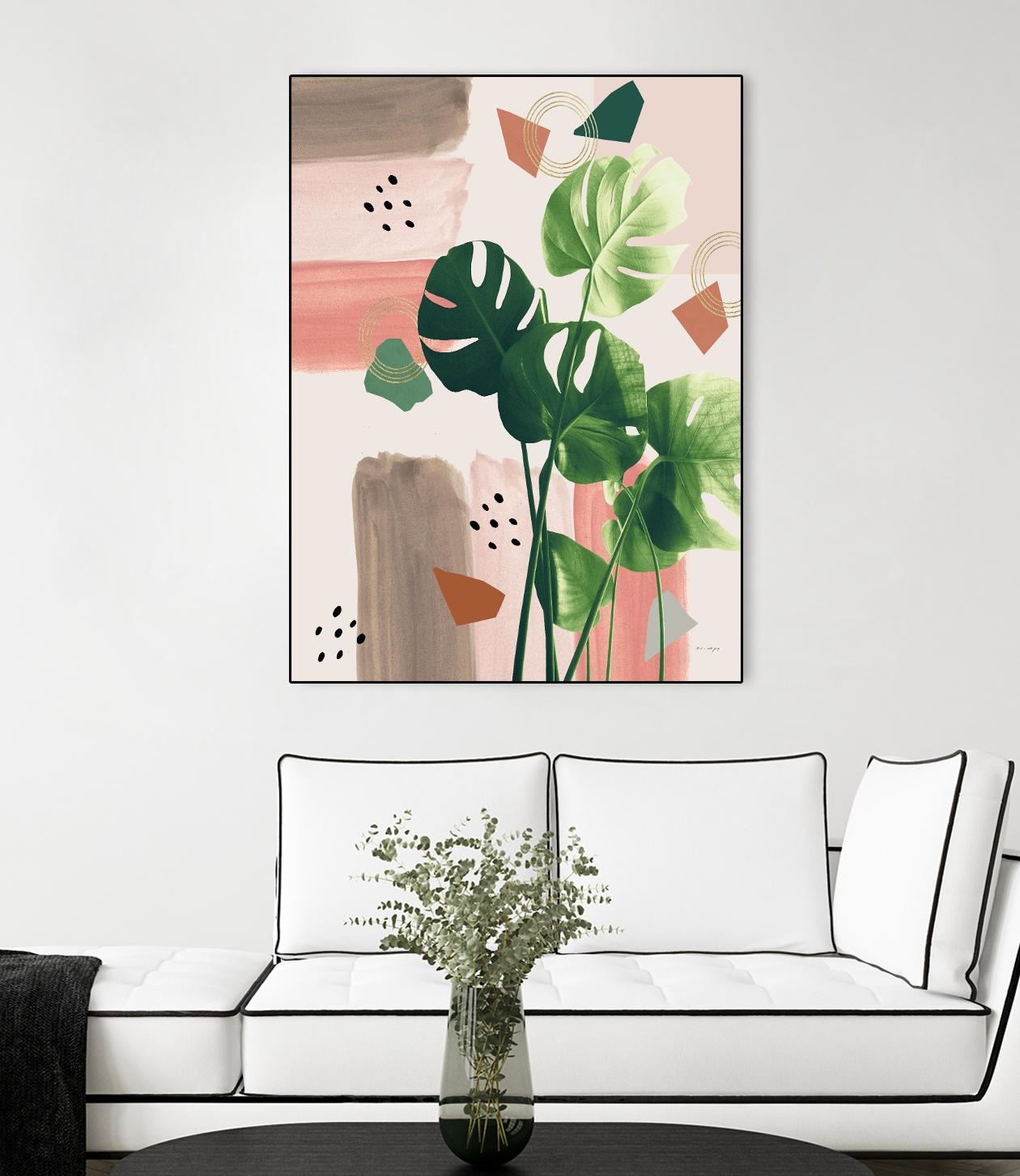 Monstera Summer Glam #1 #tropical #decor #art by Anita's & Bella's Art on GIANT ART