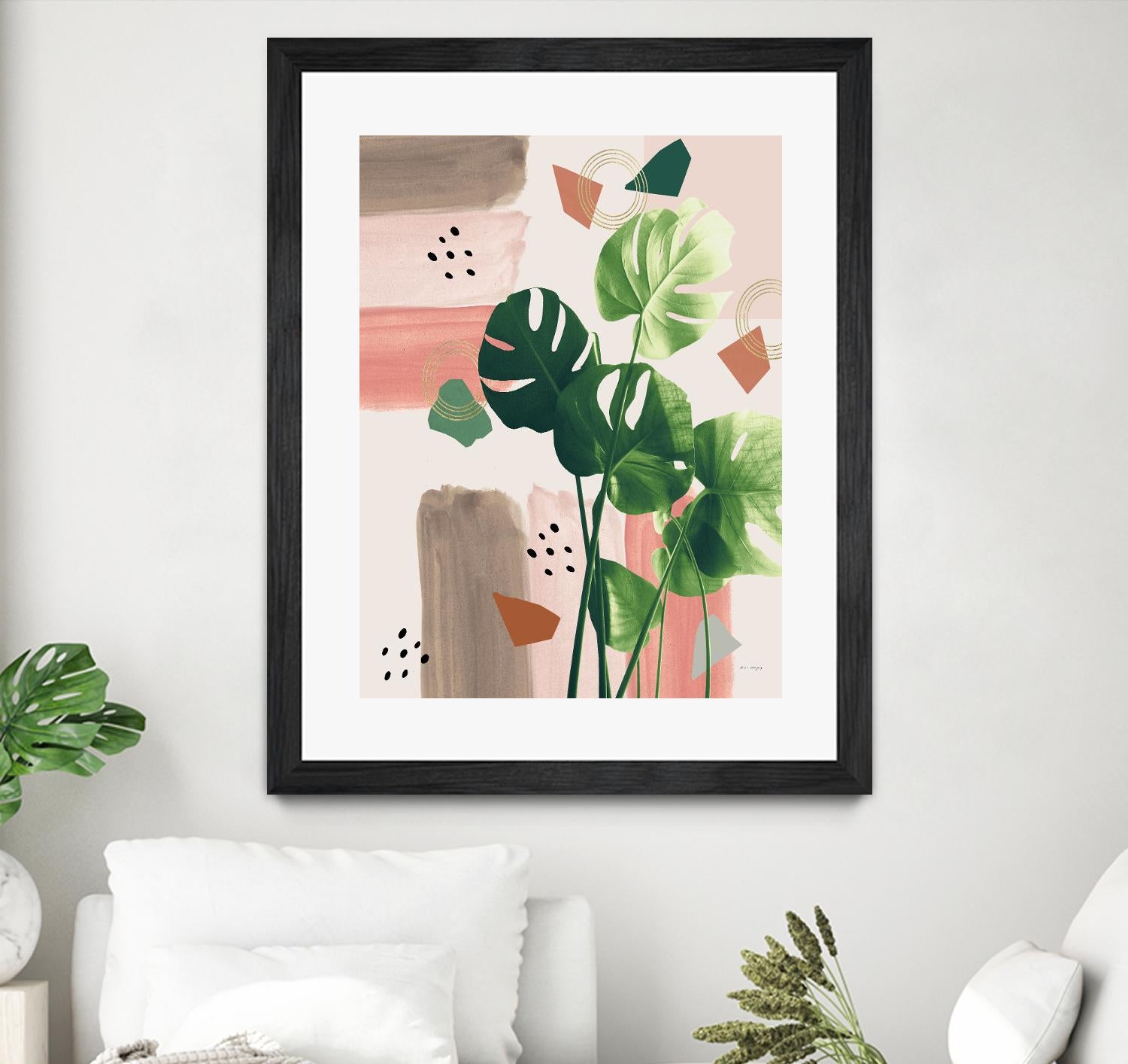 Monstera Summer Glam #1 #tropical #decor #art by Anita's & Bella's Art on GIANT ART