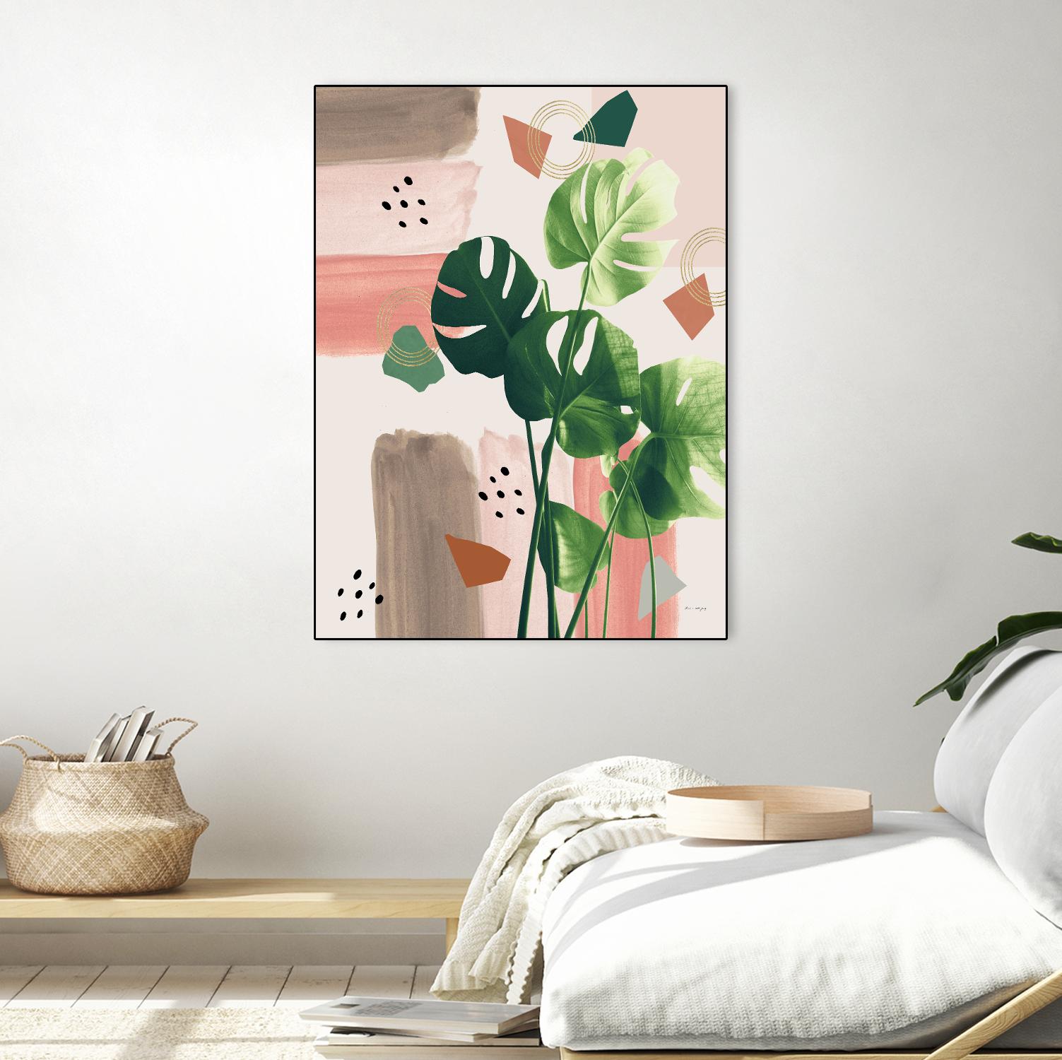 Monstera Summer Glam #1 #tropical #decor #art by Anita's & Bella's Art on GIANT ART