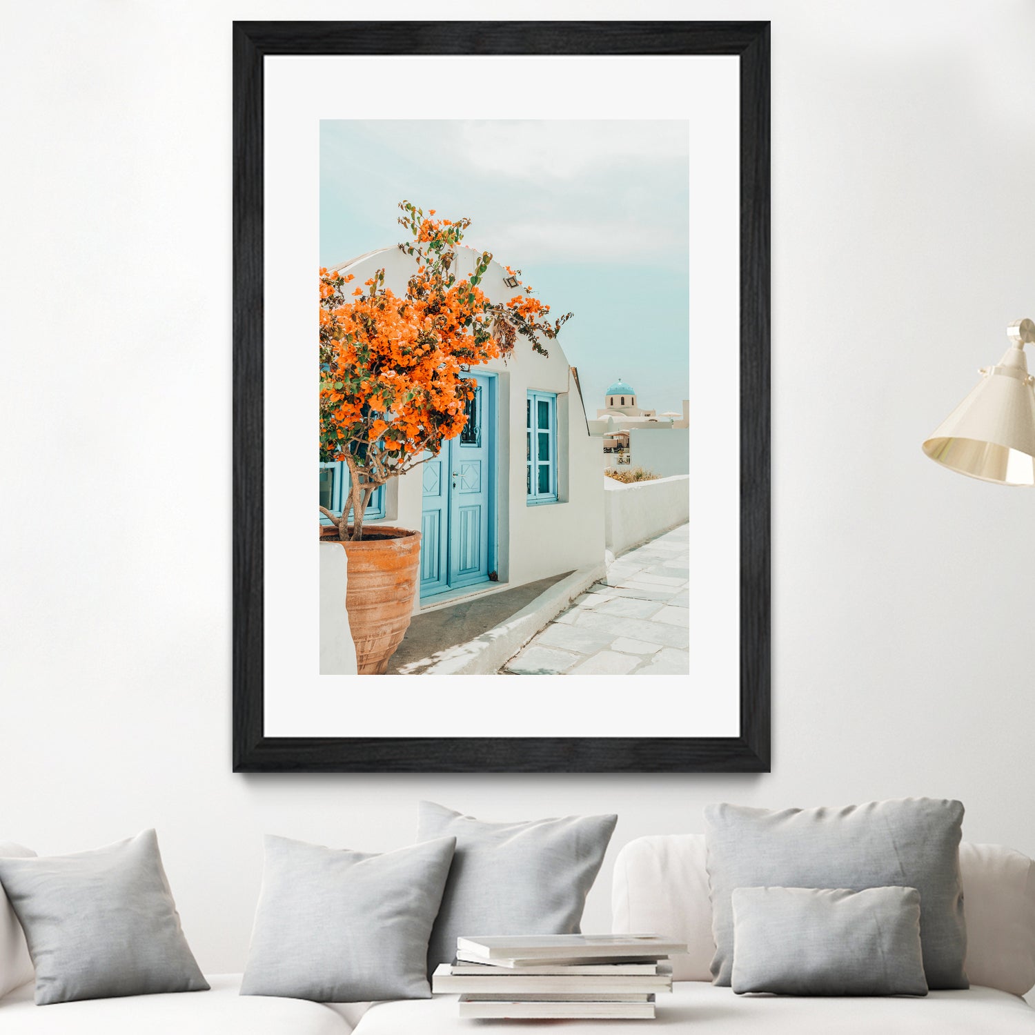 Greece Airbnb by 83 oranges on GIANT ART - orange digital greece