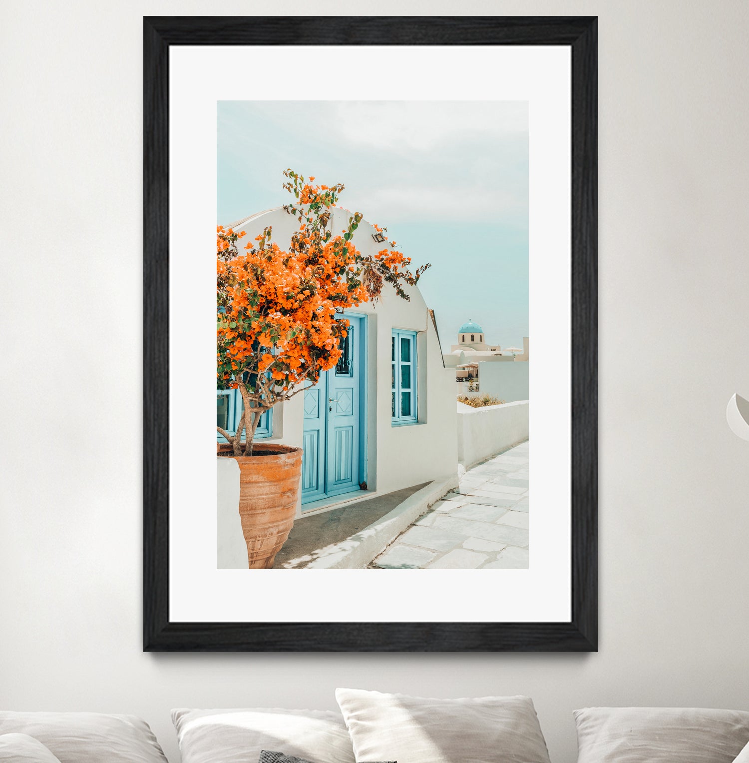 Greece Airbnb by 83 oranges on GIANT ART - orange digital greece