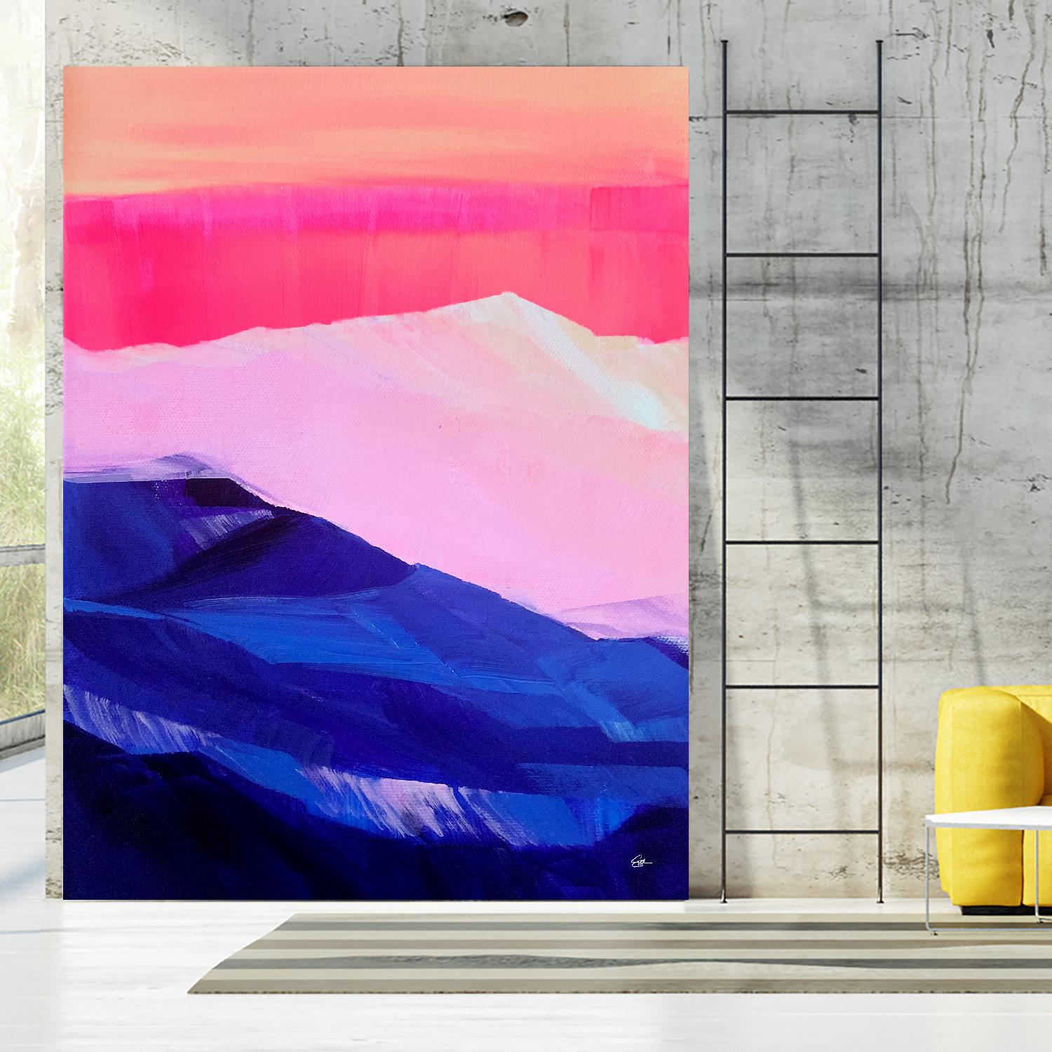 Hot Pink Morning by Sarah Capps on GIANT ART