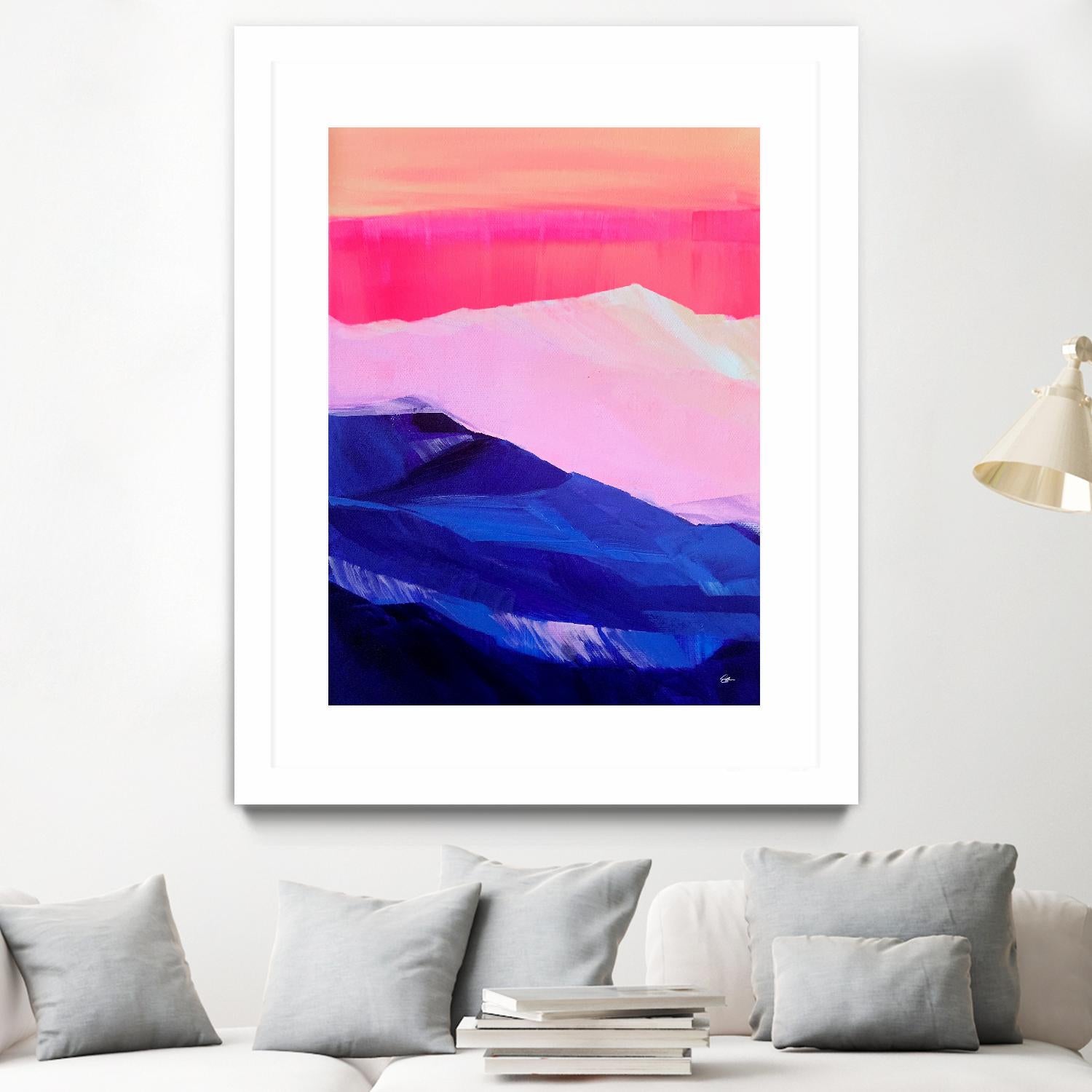 Hot Pink Morning by Sarah Capps on GIANT ART