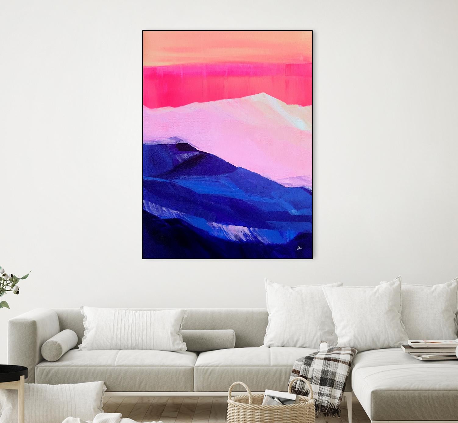 Hot Pink Morning by Sarah Capps on GIANT ART