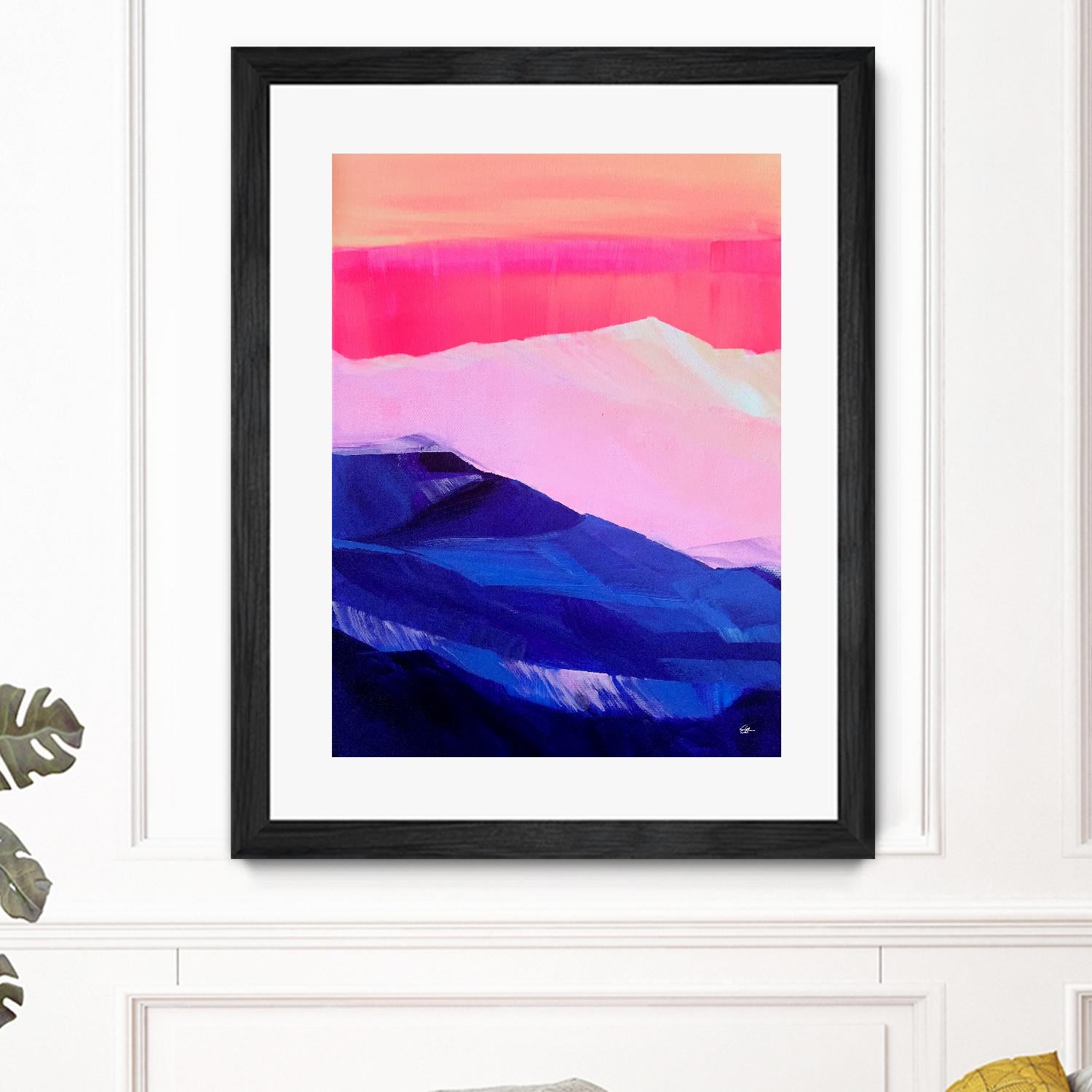 Hot Pink Morning by Sarah Capps on GIANT ART