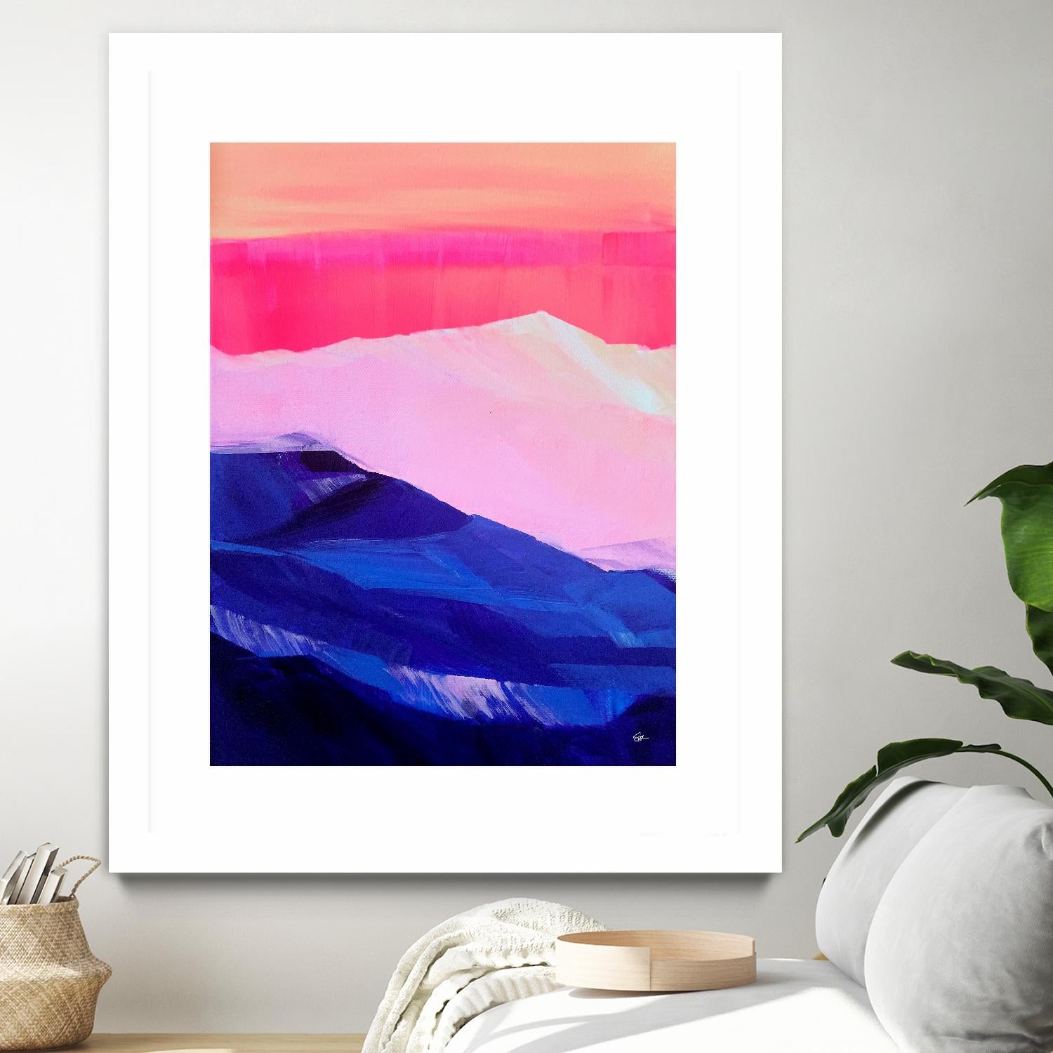 Hot Pink Morning by Sarah Capps on GIANT ART