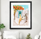 Greek Vacay by 83 Orange on GIANT ART - orange costal vacation