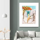 Greek Vacay by 83 Orange on GIANT ART - orange costal vacation