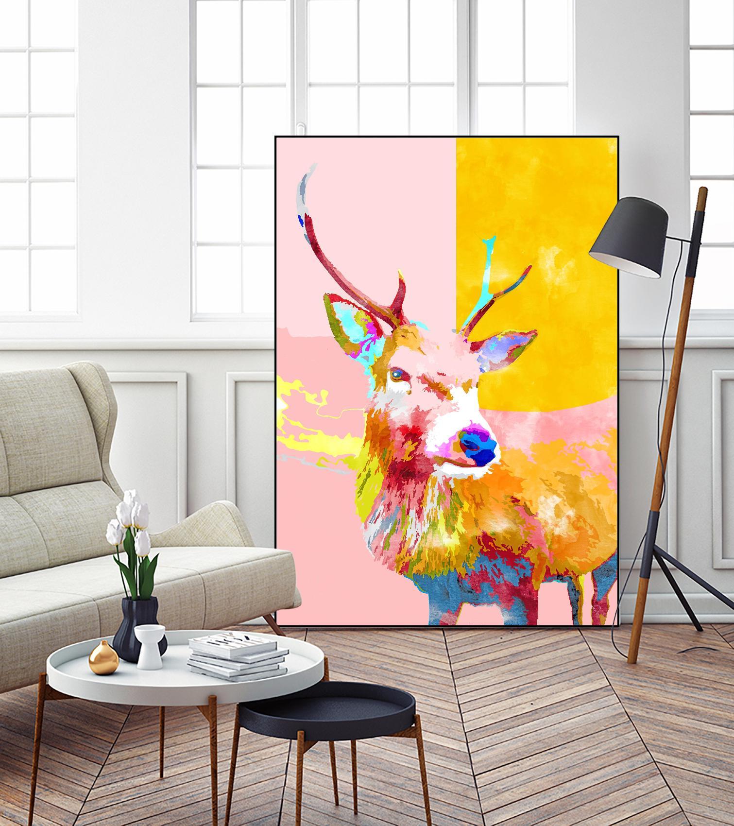 Cervine by 83 Oranges on GIANT ART - deer