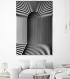 Hidden door by Divin Creador on GIANT ART - white black & white 