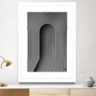 Hidden door by Divin Creador on GIANT ART - white black & white 