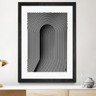 Hidden door by Divin Creador on GIANT ART - white black & white 