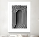 Hidden door by Divin Creador on GIANT ART - white black & white 