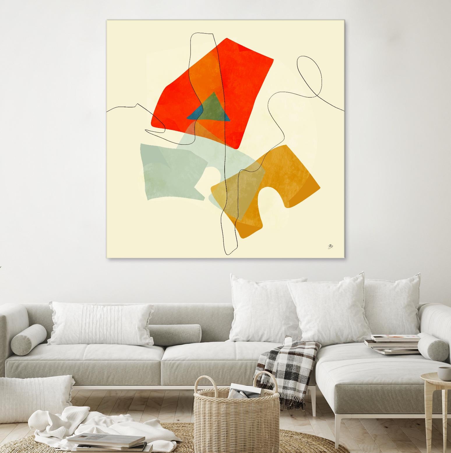 mid century geometric by Ana Rut Bre on GIANT ART