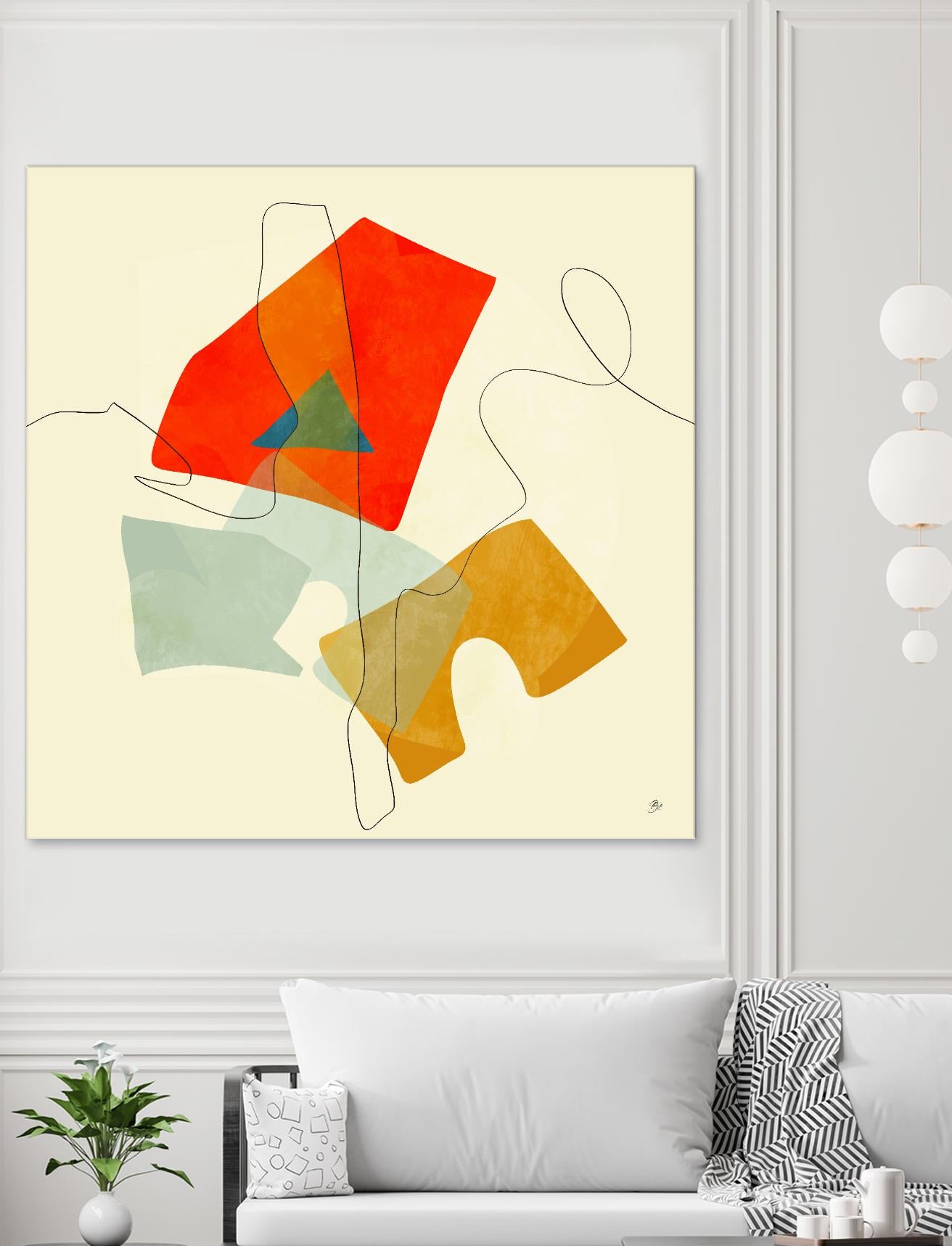 mid century geometric by Ana Rut Bre on GIANT ART