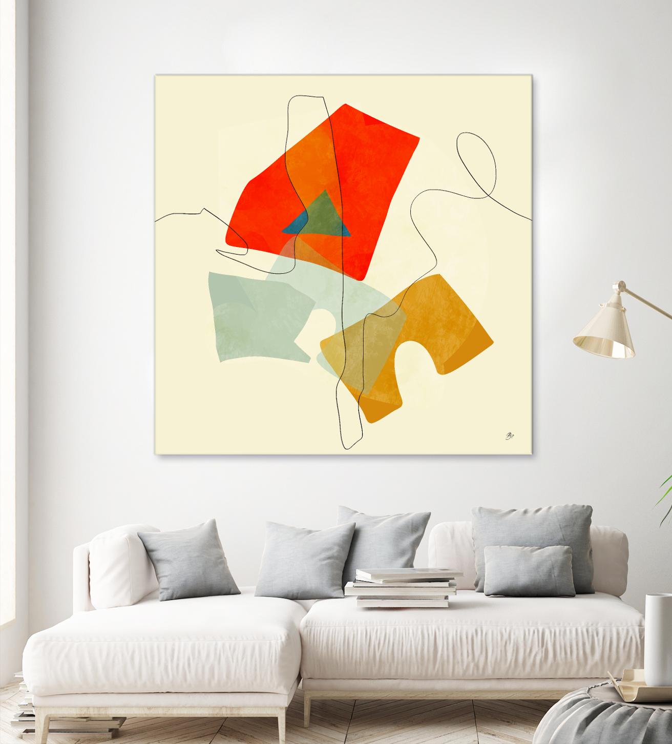 mid century geometric by Ana Rut Bre on GIANT ART